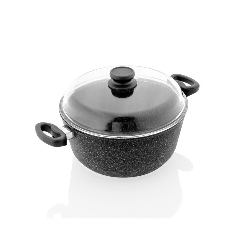 Kastrol s poklicí ETA Titanium Plus 695490010 černý