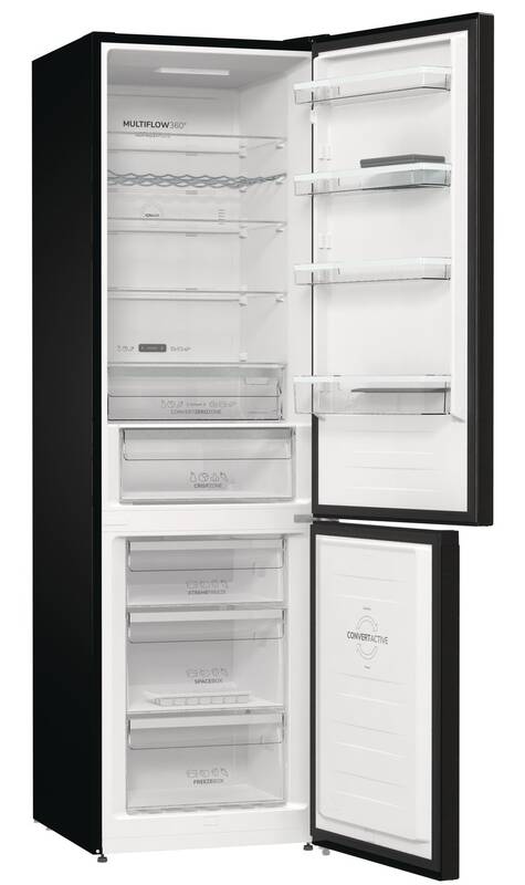 Chladnička s mrazničkou Gorenje Superior NRC6204SBXL4 černá