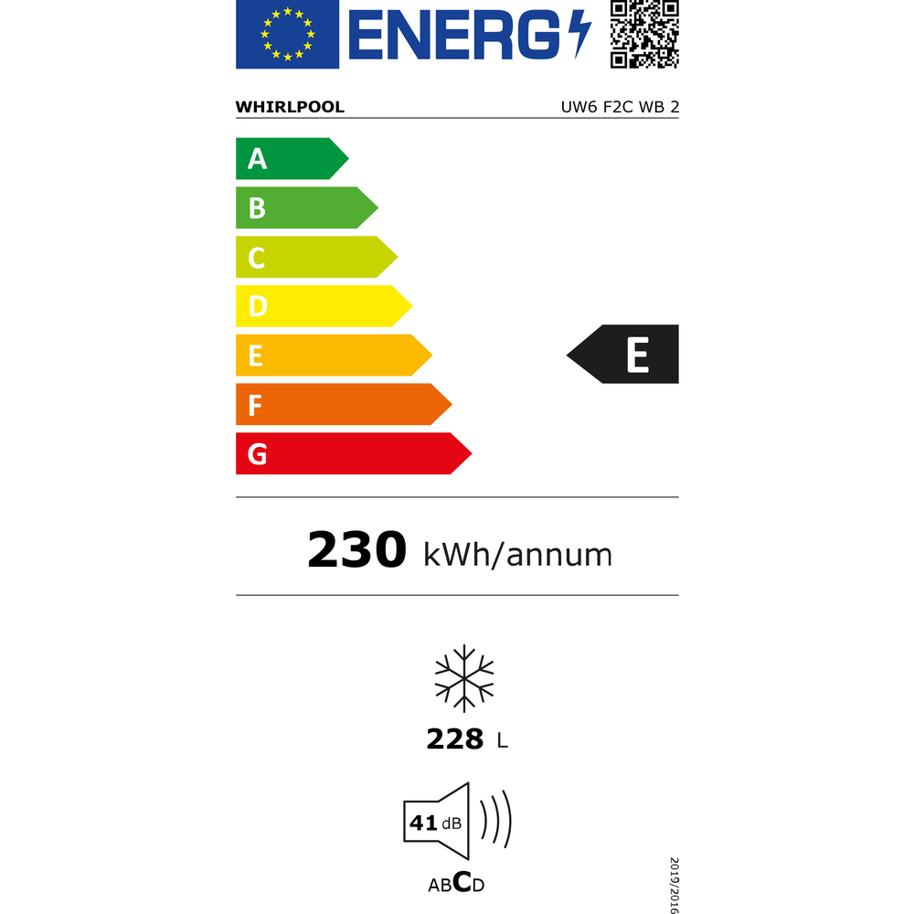 WHIRLPOOL UW6 F2C WB