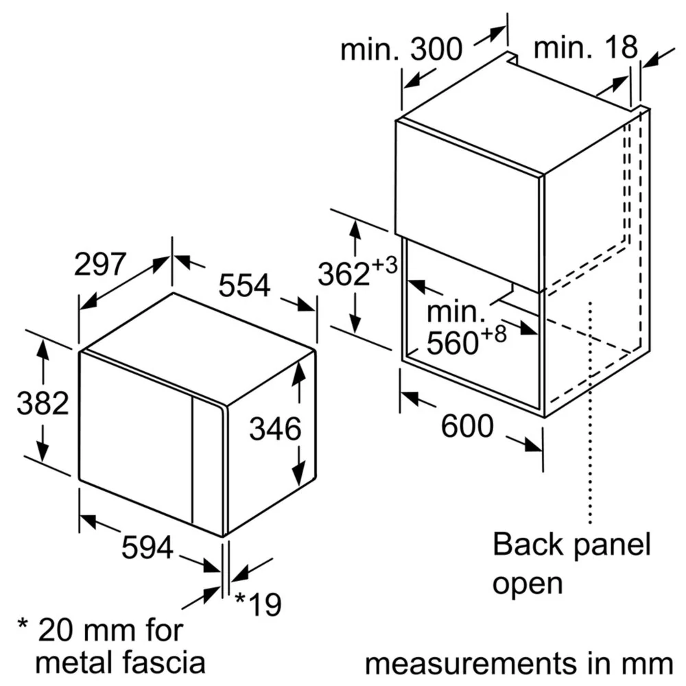 Vestavná mikrovlnná trouba Lord M1