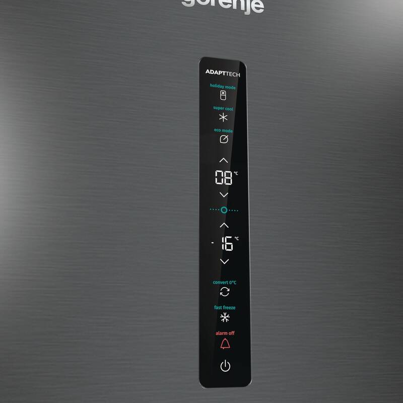 Chladnička s mrazničkou Gorenje Superior NRC6204SBXL4 černá