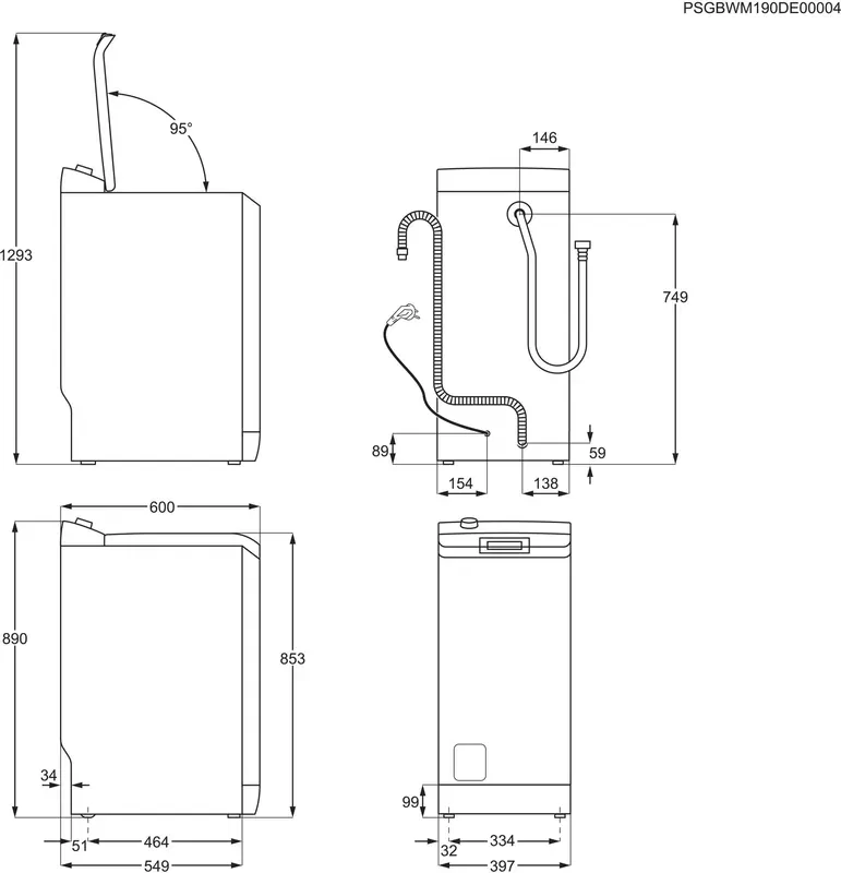 Pračka ELECTROLUX 600 SensiCare® EW6TN4262C