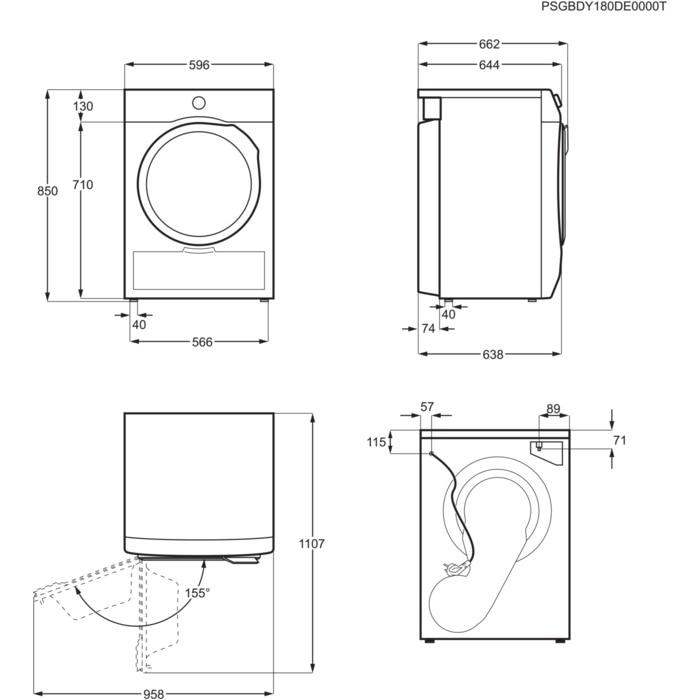 Sušička prádla Electrolux EW8H458BC