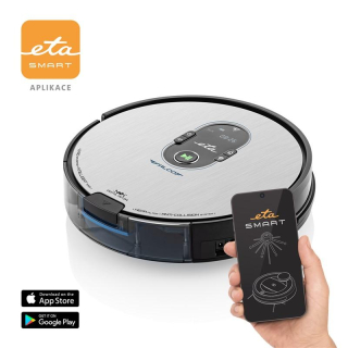 Robotický vysavač ETA Falco Smart 2515 90000 stříbrný